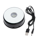1pc Rotating Display Stand USB 8.8cm Dia For Digital Product Collectibles