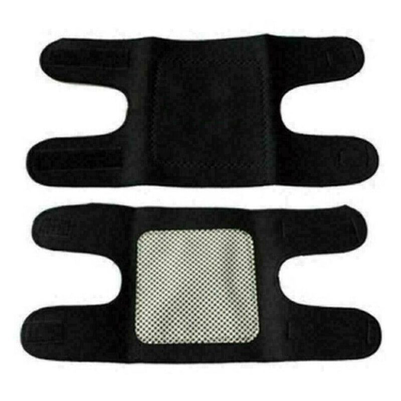 1Pair Self Heating Arm Pads Magnetic Tourmaline Elbow Wrist Bel Relief Pain F6K0