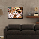 DIY Digital Oil Painting By Numbers Animal Drawing Picture Modern Wall Art A