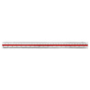 Plastic Red Yellow Green Triangular Scale Ruler 1:100 1:200 1:250 1:300 1:4