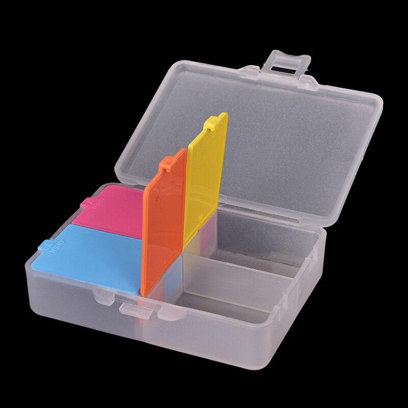 4 grids portable pill splitters cute creativity pill box folding pill case 1p Cy