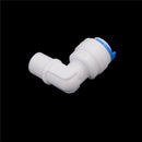 5Pc 1/8" Male Thread - 1/4" OD Tube PE Pipe Fitting Hose Elbow Quick ConnectorSP