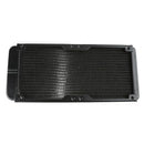 240mm 18 Tubes Aluminum Computer Water Cooling Radiator with Screws Heat Si