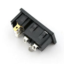 Power Socket Connector On/Off SPST Red Rocker Switch AC 250V 10A VxBX