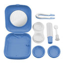 Pocket Size Pink Mini Contact Lens Travel Kit Case (Blue)