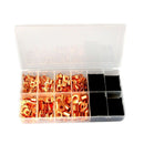 260 PCS Ring Lug Terminal Mixed Shrink Tubing Sets,120PCS Terminals + 140PC D2N4