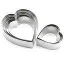 Heart Shaped Cookie Cutters, Stainless Steel Biscuit Pastry Cutters X5Q9