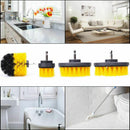 Set/12Piece Drill Brush And Scrub Pads, Power Drill Scrub Brush Attachments E1Y5