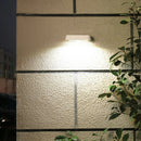 Solar Motion Sensor Wall Light Waterproof 12 LED Garden Street Lamp (White) A
