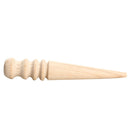 Leathercraft Round Wood Edge Slicker Multi-Size Burnisher for Leather