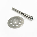 New 5 Piece 22mm Diamond Ceramic Glass Cutting Discs Rotary Tool with Mandrel
