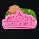 Crown Princess Fondant Cake Mold Sugarcraft Decorating Tool Baking Mould Q1G0