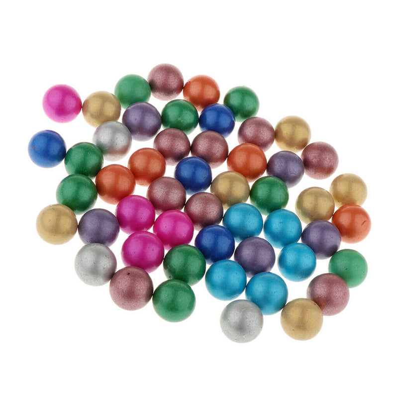 90PCS Toys Glass Marbles Ball Run Game Chinese Checkers Tank Vase Decor