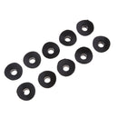 10Pcs Air Valve Stem Mud Guards Tire Tube Silicone for Kawasaki - Black