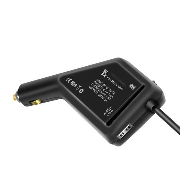 3 In 1 Battery Fast Car Charger USB Charging Portable for DJI Mavic Mini Drone