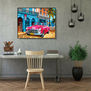 Painting By Numbers Kit DIY Convertible Car Canvas Oil Art Picture Craft