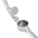 Stainless Steel Garlic Press Crusher Ginger Squeezer Mincer Kitchen Cooking Tool