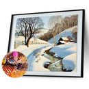 5D DIY Four Season Scenery Full Drill Diamond Painting Embroidery Craft(D)