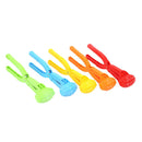 Creative Anti-Freeze Hand Plastic Snowball Clip with Rivet Color Random