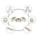 3PCS Trumpet Valve Cap Screw for Trumpet Replacement Parts