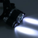 Professional LED headlamp head lamp 8000LM 3xT6 incl.2x18650 battery + charg_