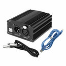 Portable 1 Channel 48V USB Phantom Power USB Cable XLR 3Pin Microphone Cable