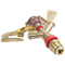 Hot New 1/2 Inch Dual Connector Zinc Alloy 360 Degree Rotate Rocker Arm Wat