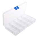 Fishing Lures Hook Bait Plastic Storage Box Adjustable Case Tackle Accessory
