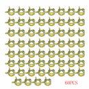 60 Pcs Car Auto Spring Clip Fuel Oil Water Hose Pipe Tube Clamp Fastener 6 GVR