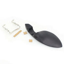 3/4 4/4 Violin Chin Rest Chinrest Wood with Standard Bracket Black