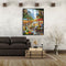 Painting By Numbers Kit DIY Street Tower Canvas Oil Picture Wall Artwork
