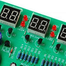 DIY Kit Module 9V-12V AT89C2051 6 Digital LED Electronic Clock Parts  JR