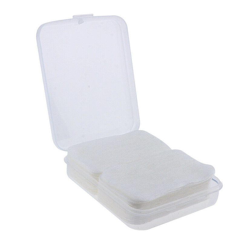 200Pcs Soft Disposable Face Cleansing Makeup Remover Square Cotton Pad Wipes