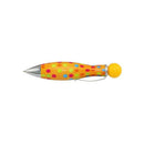 Cute Retractable Bowling Style Mini Ballpoint Pens, 0.7 mm Blue Ink, Colorf
