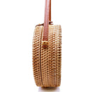 Bohemian Bali Rattan Bags For Women Small Circle Beach Handbags Summer Vint