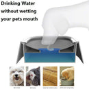e els pet Dog Bowl Dog Water Bowl No-Spill Pet Water Bowl Slow Water Feeder I9J2