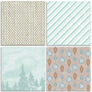 12x Soft Green Paper Pad Scrapbooking Happy Planner Card Making Gift DIY Craft
