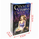 78 Cards Deck Playing Card Board Crystal Visions Tarot Cards by Jennifer Gal Hn