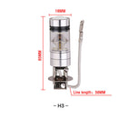 2pcs H3 100W Super Bright LED White Fog Tail Turn DRL Head Car Light Lamp Bulb