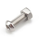 M6 Stainless Steel Button Head Hex Socket Hexagon Screws Nuts Assortment Kit