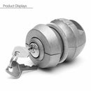 Universal Trailer Hitch Coupling Lock Tow Ball Lock Caravan Lock with 2 Keys