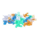 24 Pcs Document Color Assorted Plastic File Ticket Binder Clip