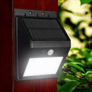 Waterproof Solar 20LED Split Outdoor Garden Wall Light Motion Sensor Lamp