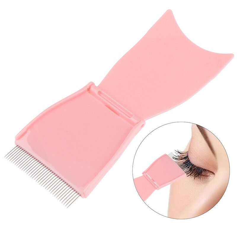 Eyelash Curler Beauty Mascara Makeup Lash Separator Foldable Metal Brush C Nw