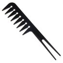 10Pcs Professional Wide Tooth Plastic Hair Brush Comb Anti-Static Wet Hair  J6W2