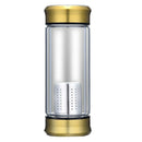 300Ml Glass Water Bottle with Loose Leaf Tea Strainer Tea Infuser Double WalF7Y7