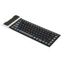 2.4G Folding Flexible Soft Mute Wireless Keyboard for Notebook Laptops