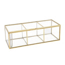 Makeup Organiser Case Cosmetic Display Case 3 Grids Storage Holder Makeup Box