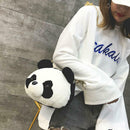 Cute Plush Panda Shoulder Bags Women Girls Chain Zipper Messenger Clutch
