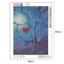 5D DIY Full Drill Diamond Painting Heart Tree Cross Stitch Embroidery Kits